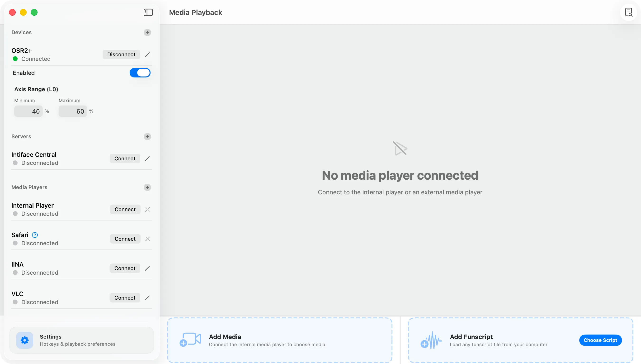 t-code device connected
